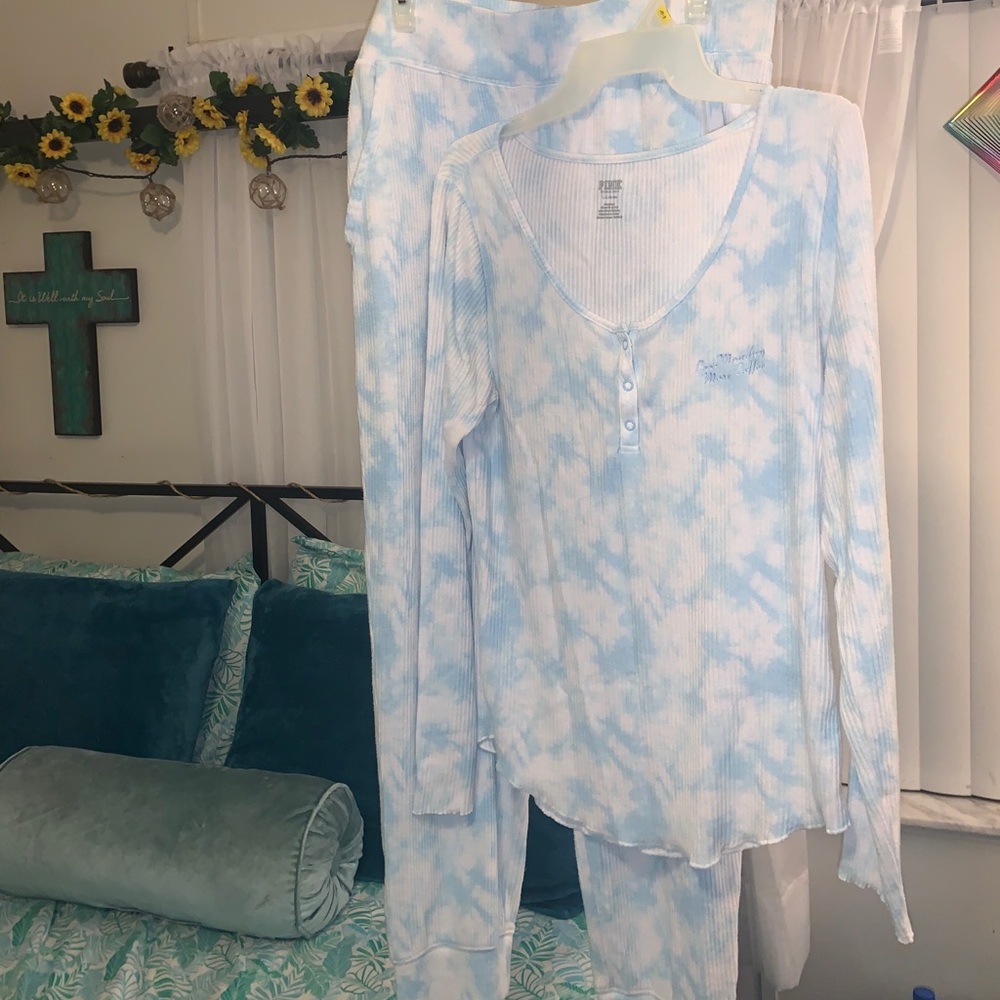 Victoria Secret Pink Tie Dye Pajamas
